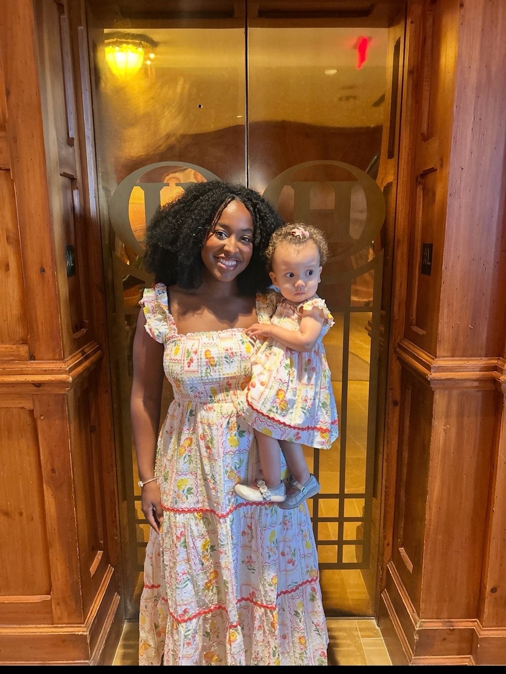 Mommy and me matching dresses 👗